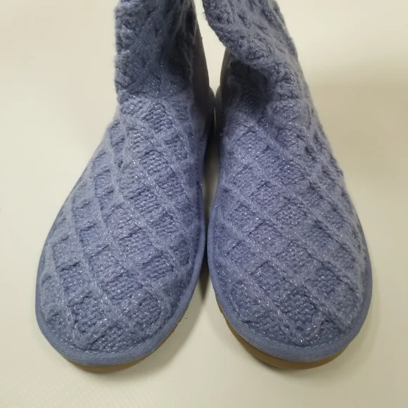 UGG Cardy Lattice Knit Sweater Boots Size 9 NWOT